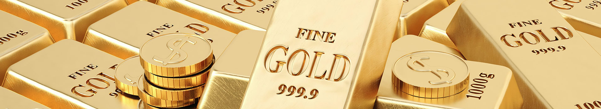 Fine gold bars