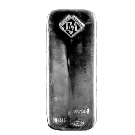 100 oz silver bar