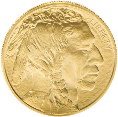 American gold buffalo front