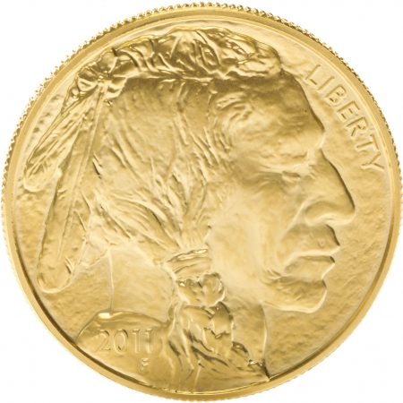 American gold buffalo front