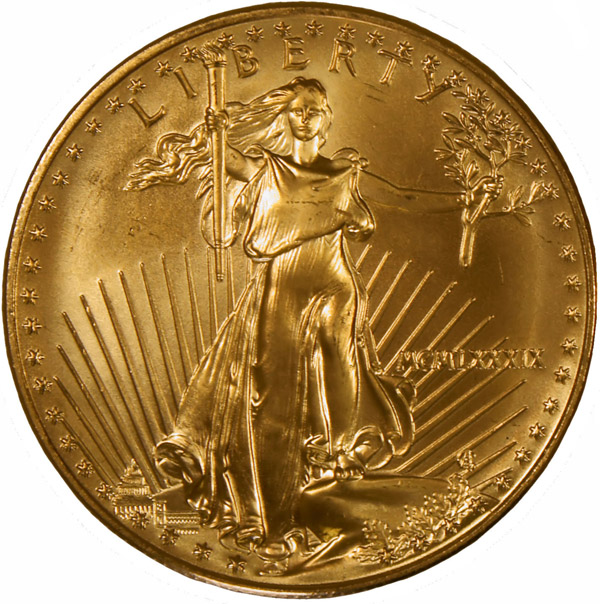 american gold eagle front